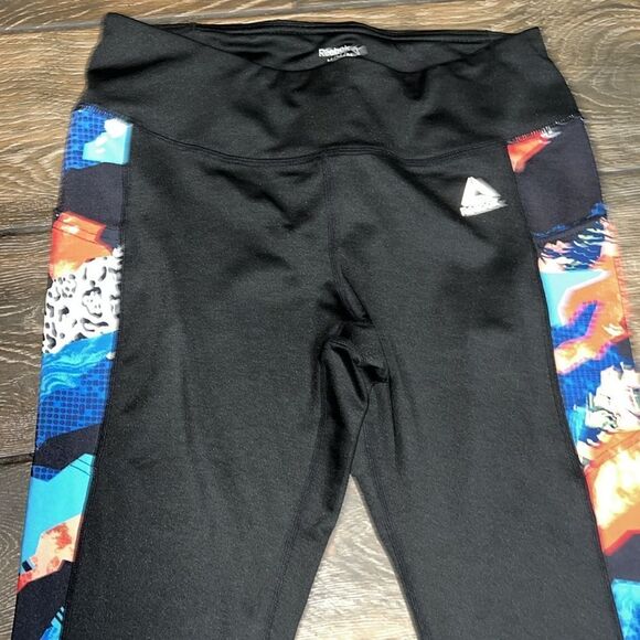 Reebok Yoga pants women Medium Colorful Athletic Leggings - Picture 3 of 9